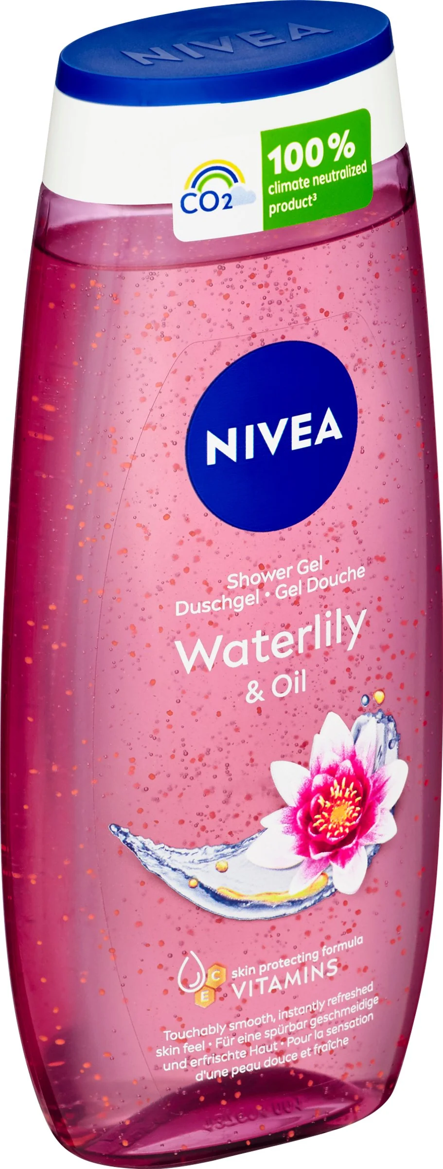 NIVEA Sprchovací gél Water Lily Oil 250ml 1×250 ml, hydratuje pokožku