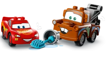 LEGO® DUPLO® Disney 10996 Na autoumývárke s Bleskom McQueenom a Burom 1×1 ks, lego stavebnica