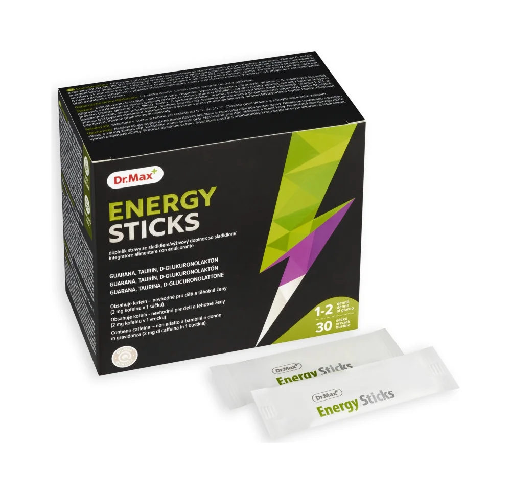 Dr. Max Energy Sticks 1x30 vreciek, prášok na vysypanie do úst