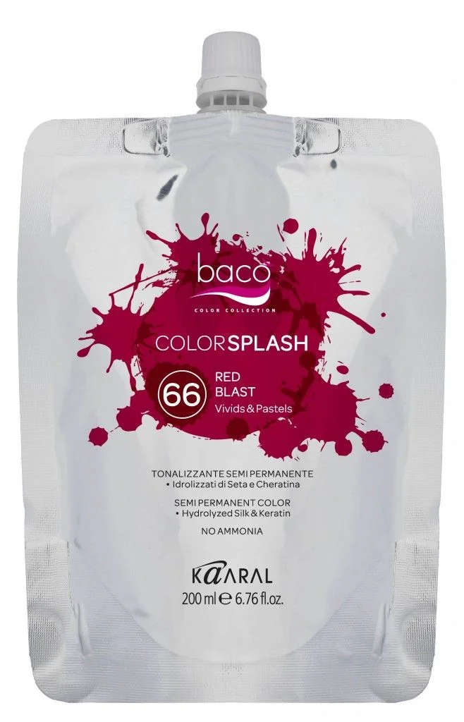 Kaaral Colorsplash 66 Red Cervena 200ml