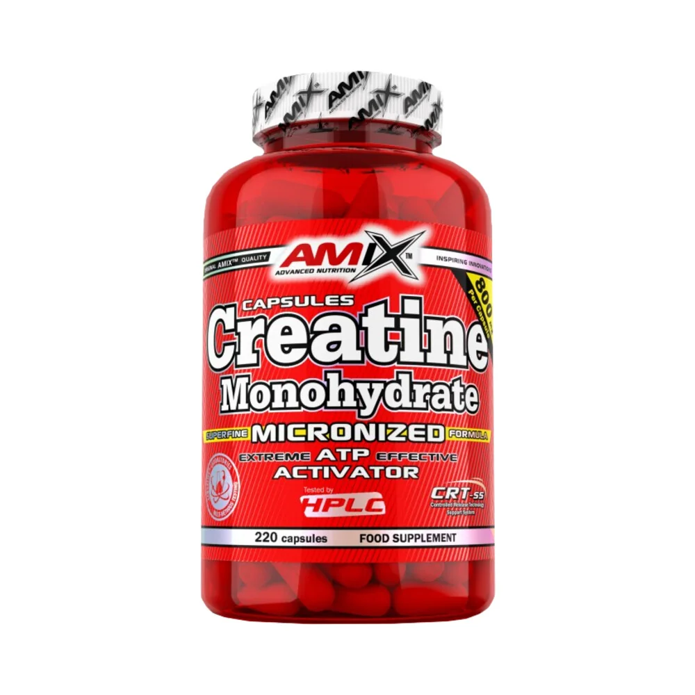 Amix Creatine Monohydrate 220 kapsúl