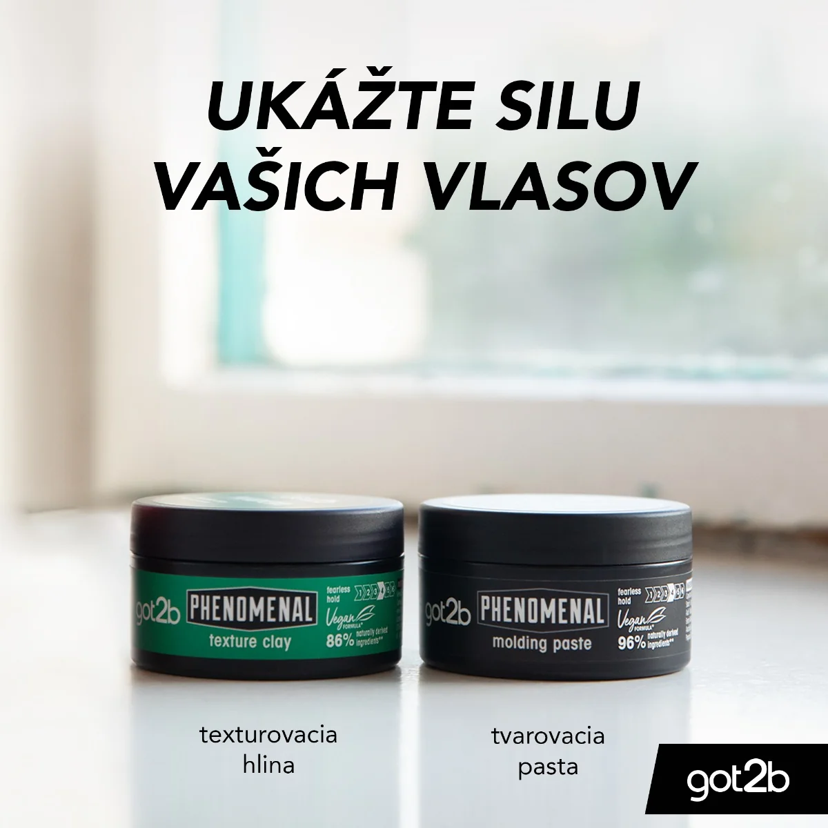 got2b textúrovacia hlina na vlasy Phenomenal 1×100 ml, hlina na vlasy