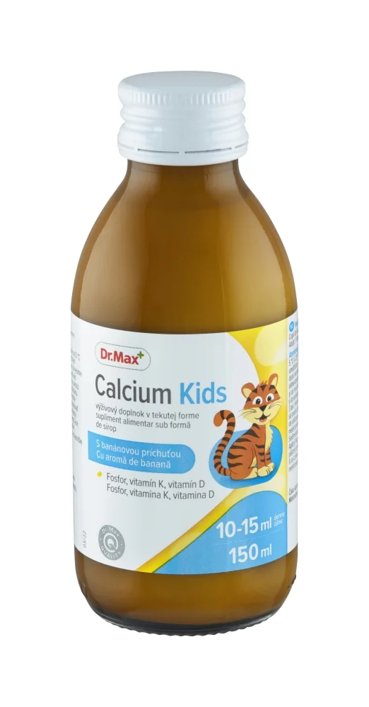 Dr. Max Calcium Kids 1×150 ml, výživový doplnok pre deti