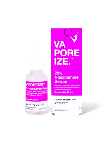 Carbon Theory VaPOREize 20% Niacinamide Serum 1×30 ml, sérum