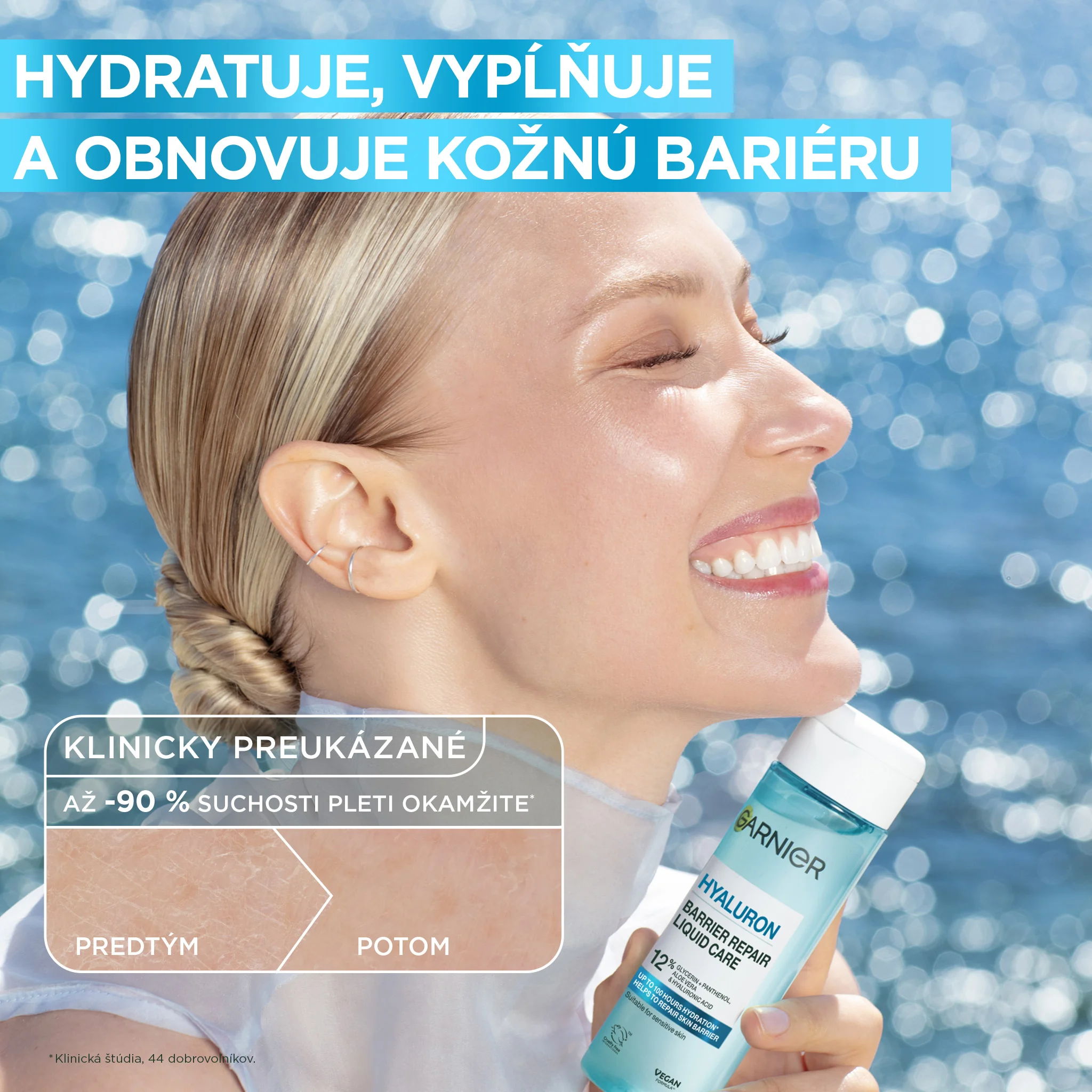 Garnier Hyaluron esencia na obnovu kožnej bariéry 1×120 ml, esencia na tvár