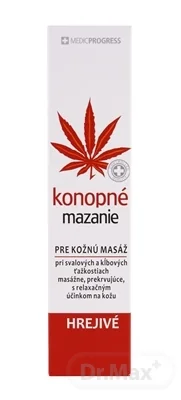 Konopné mazanie hrejivé