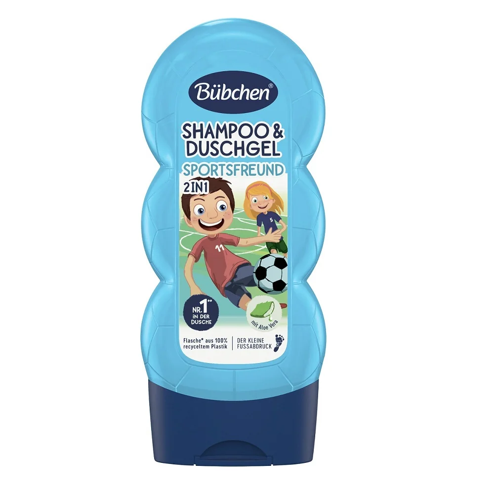 BUBCHEN KIDS SHP+SPRCH.GEL 2V1 MALY FUTBALIS 230ML