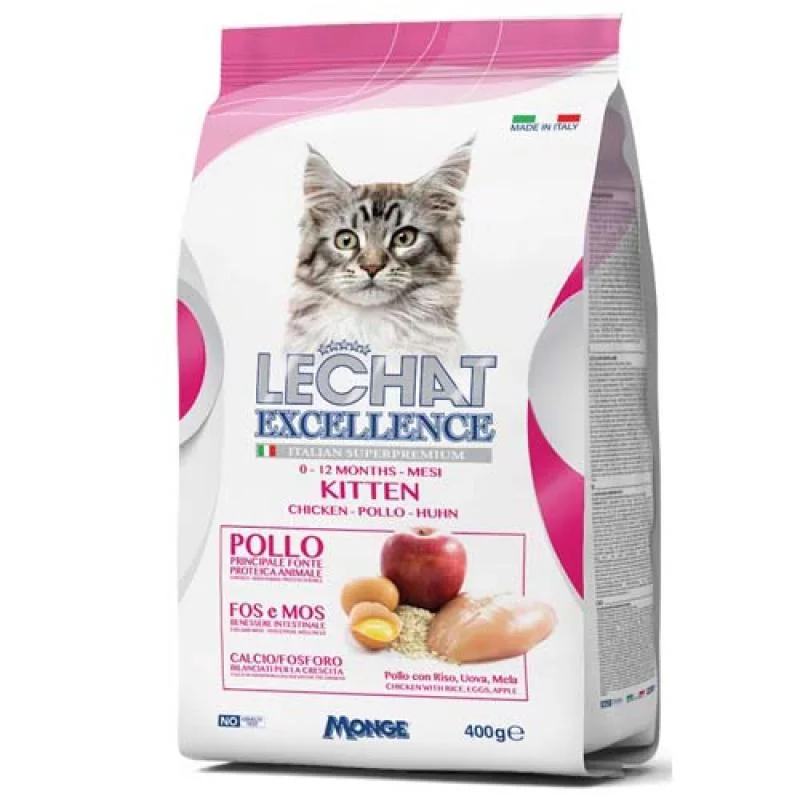 MONGE LECHAT EXCELLENCE KITTEN 400g superprémiové krmivo pre mačiatka