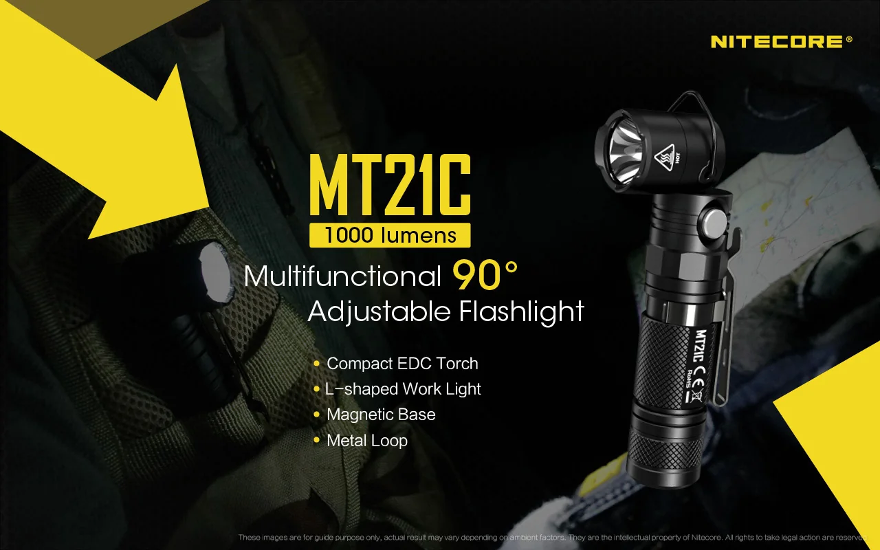 MT21C Nitecore Nitecore Baterka MT21C (1x18650) CREE XP-L HD V6 (1000 lumen) 