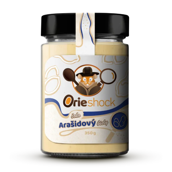 Orieshock čoko arašidový biely 350g