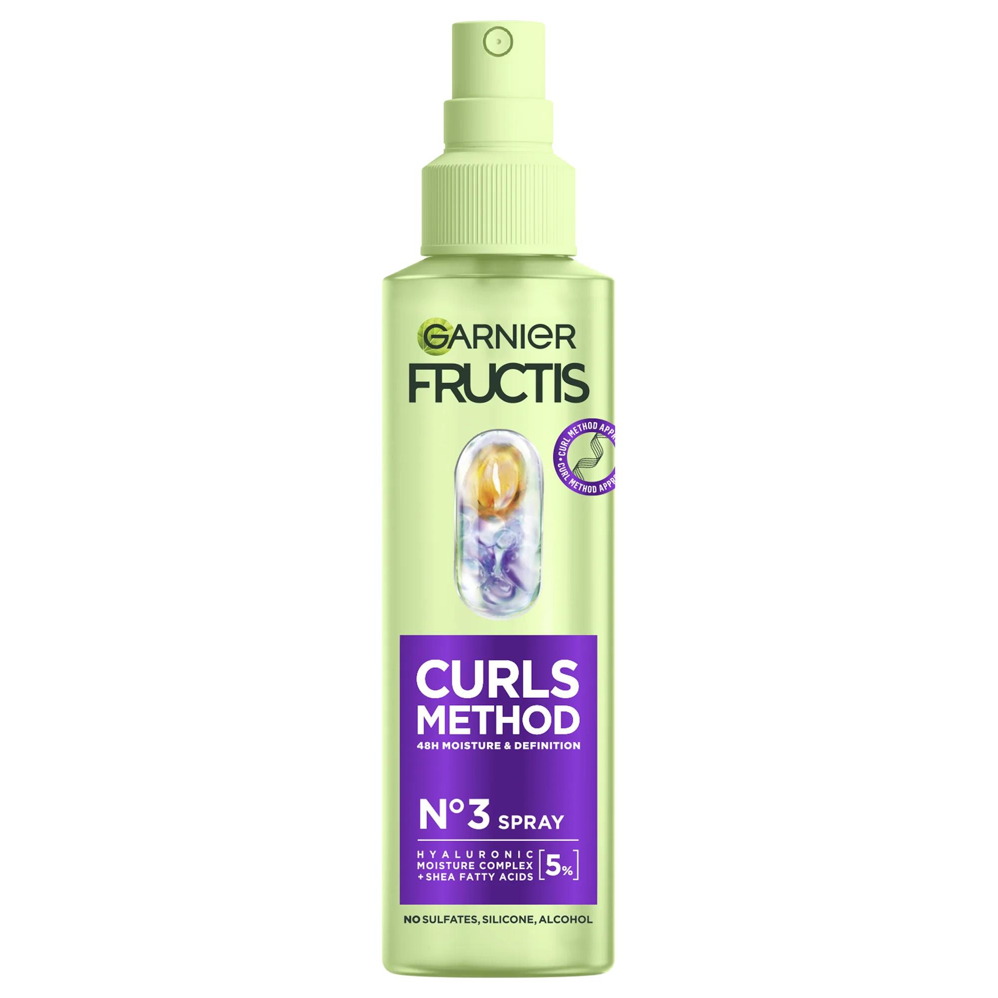 Garnier Fructis Curls Method hydratačný osviežujúci sprej na suché vlnité a kučeravé vlasy 1×150 ml, sprej na suché vlasy