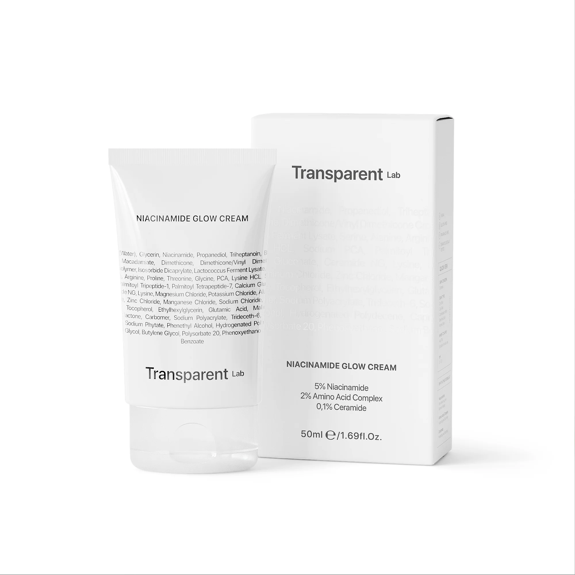 Transparent Lab NIACINAMIDE GLOW rozjasňujúci krém