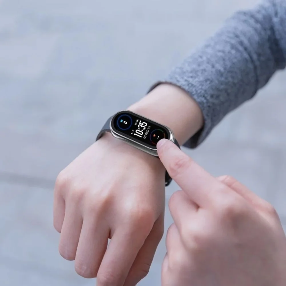 Tech-Protect Defense 360 puzdro so sklom na Xiaomi Smart Band 9, čiern e