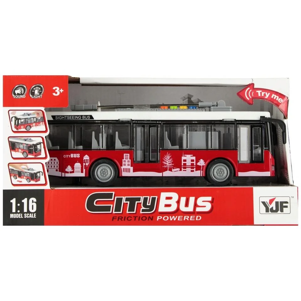 Mestský trolejbus CITY s efektmi 27cm 