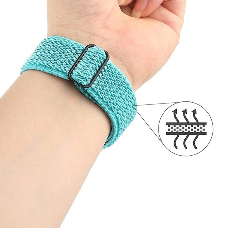 BStrap Pattern remienok na Samsung Galaxy Watch Active 2 40/44mm teal