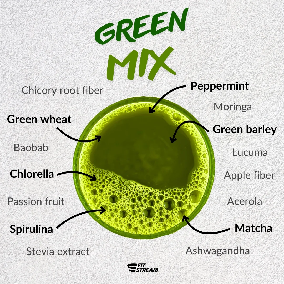 FitStream Superfood GREEN mix (100g) 