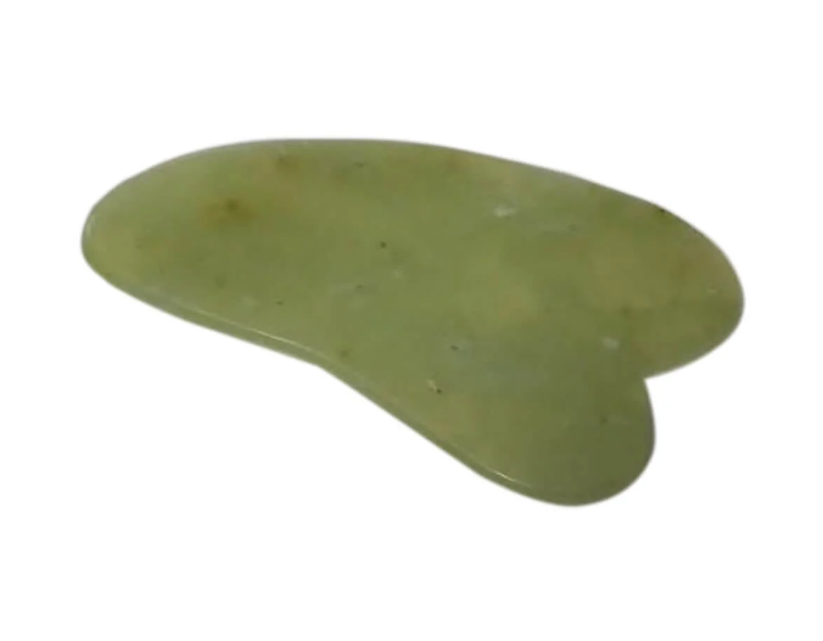 Gua sha škrabka srdiečko - jadeit