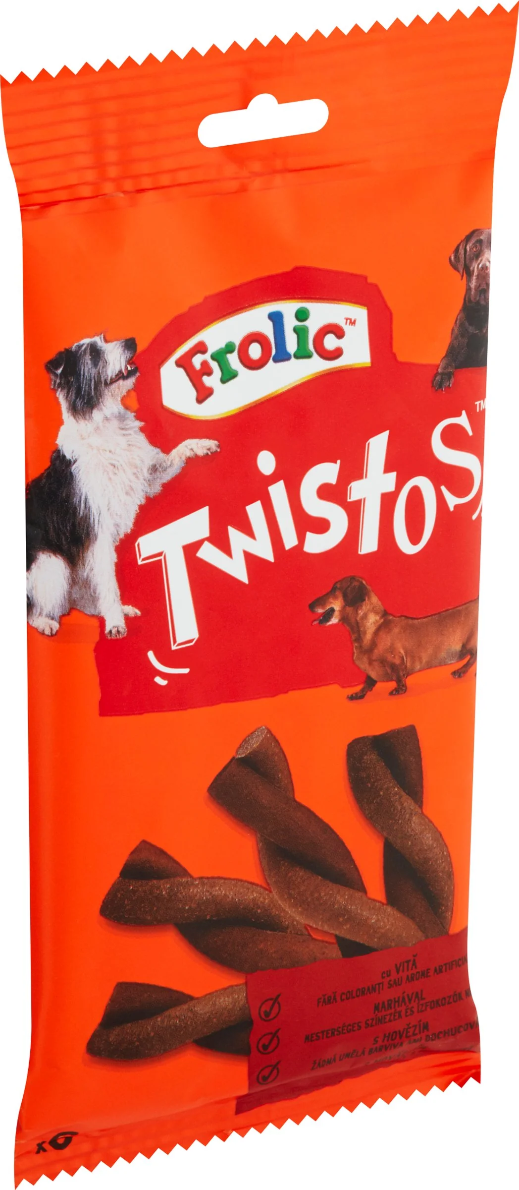 FROLIC pochúťka Twistos 1×105 g, pochúťka pre psy