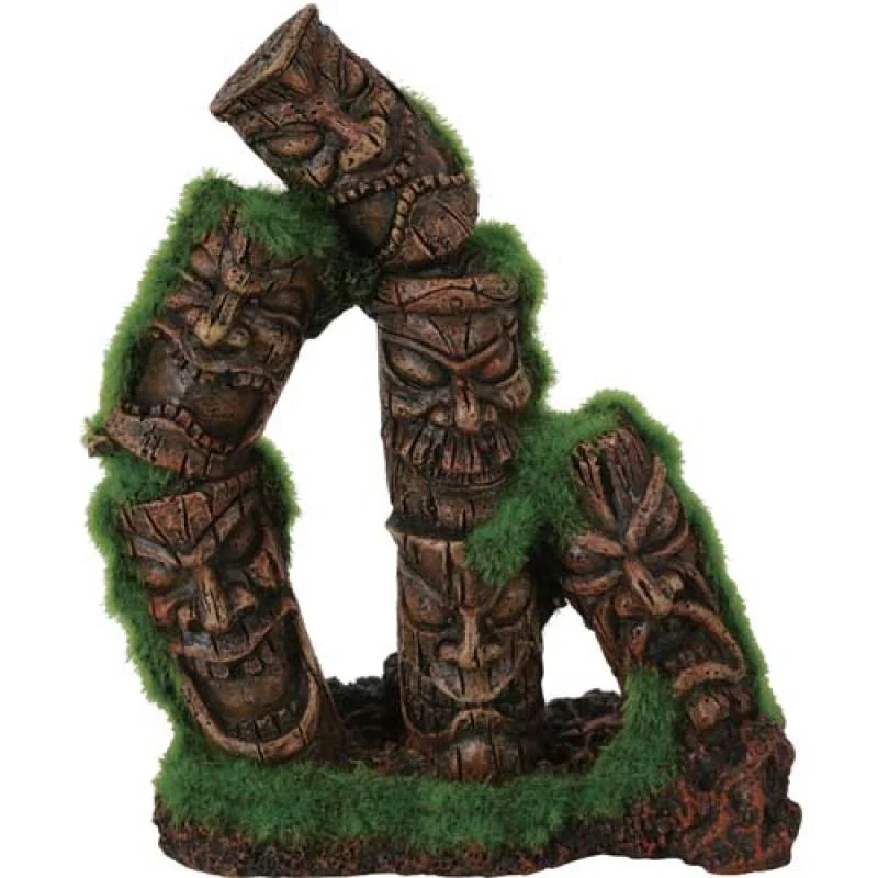 ZOLUX Dekorácia do akvária TOTEM 3 so živými semienkami machu 10,2 x 6,3 x 13,9cm 