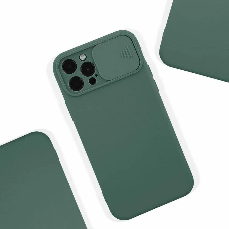 MG Privacy Lens silikónový kryt na Motorola Moto G71 4G / 5G zelený