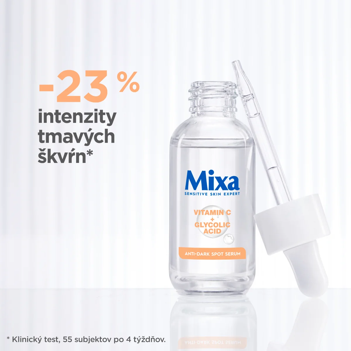 Mixa Sensitive Skin Expert sérum proti tmavým škvrnám 1×30 ml, sérum proti tmavým škvrnám