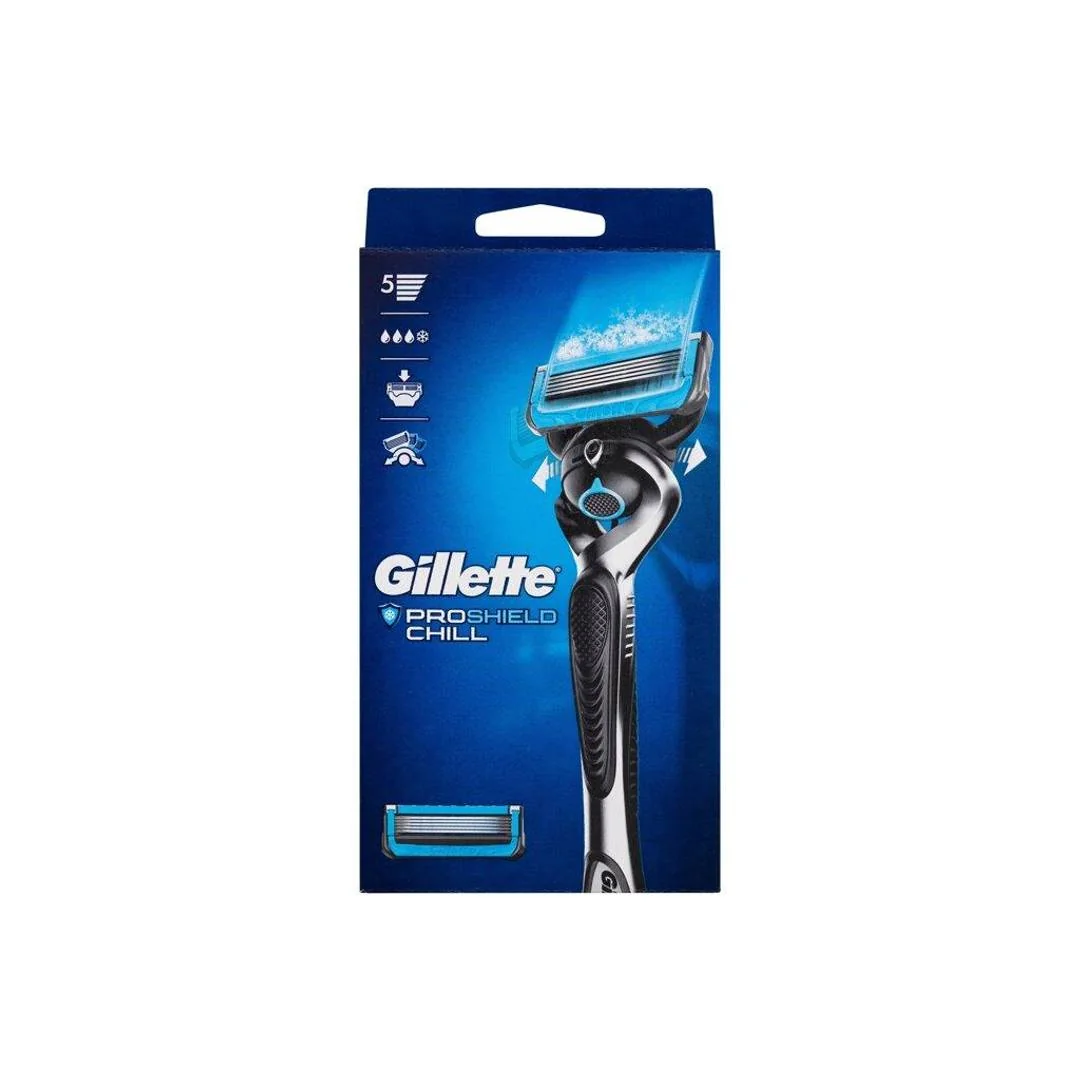 GILLETTE Fusion Proshield Chill holiaci strojček + 1 náhradná hlavica