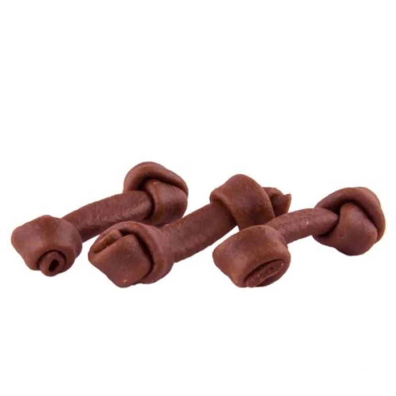 COBBYS PET AIKO SNACK Soft Knotted Bone Beef 11,4cm 8ks/400g mäkký uzol s hovädzím mäsom 