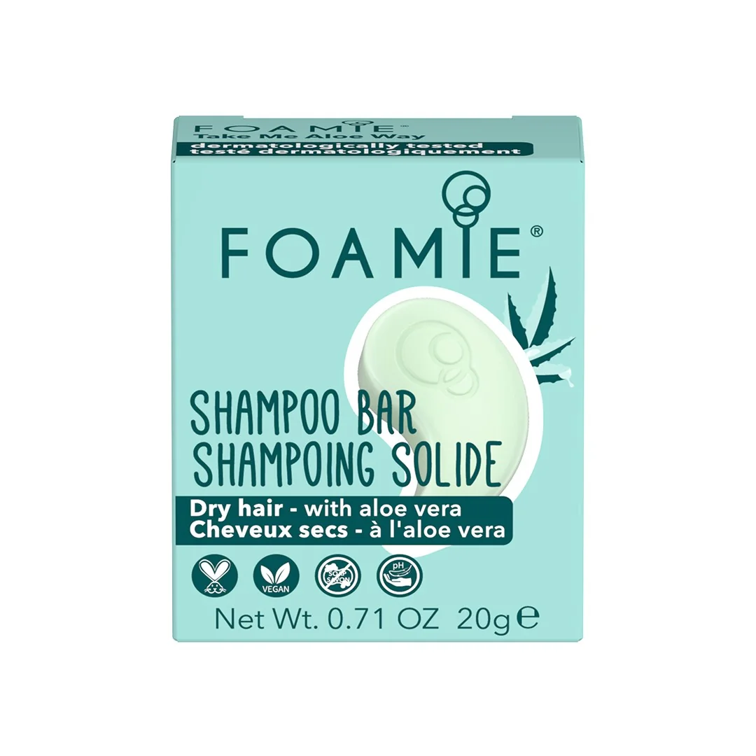 Foamie - Shampoo Bar Travel Size TAKE ME ALOE WAY