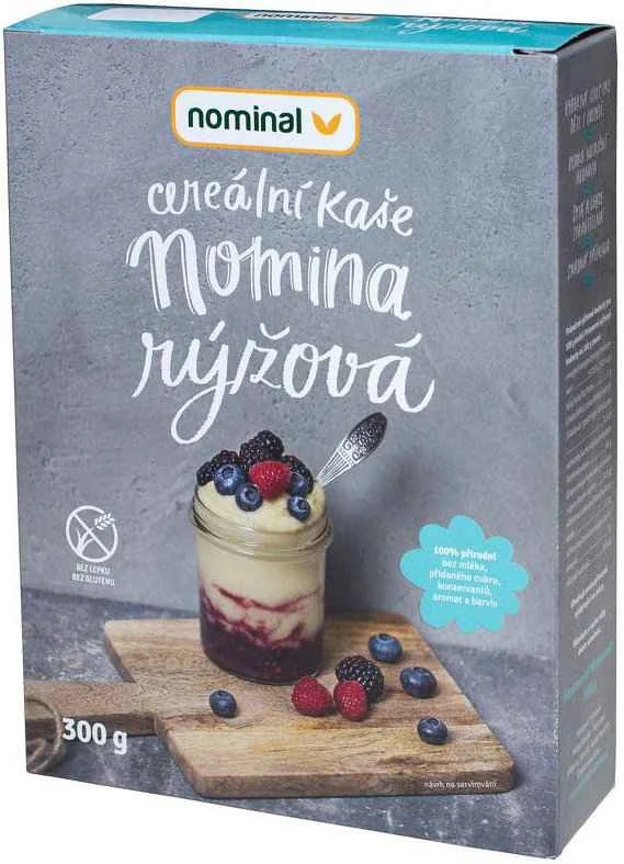 NOMINAL cereálna kaša ryžová 300g