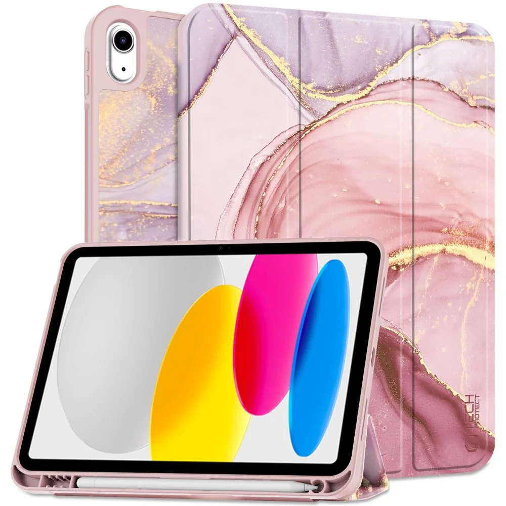 Tech-Protect SC Pen puzdro na iPad 10.9'' 10gen 2022 marble