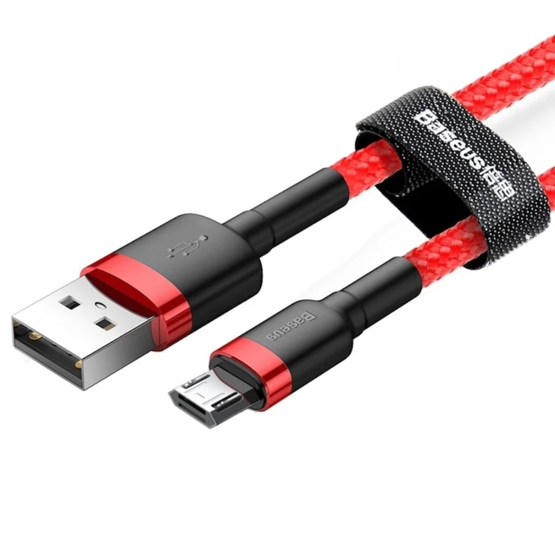 Baseus Cafule kábel USB / micro USB QC 3.0 1m, červený 