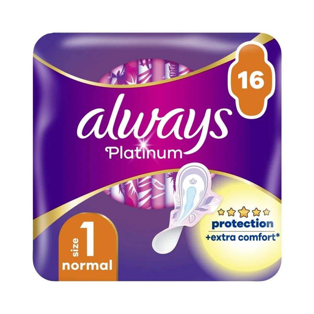 Always Platinum Duo 16ks Normal+ 1×16 ks, hygienické vložky