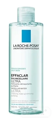 LA ROCHE-POSAY Effaclar Micelárna voda Ultra na mastnú a citlivú pleť