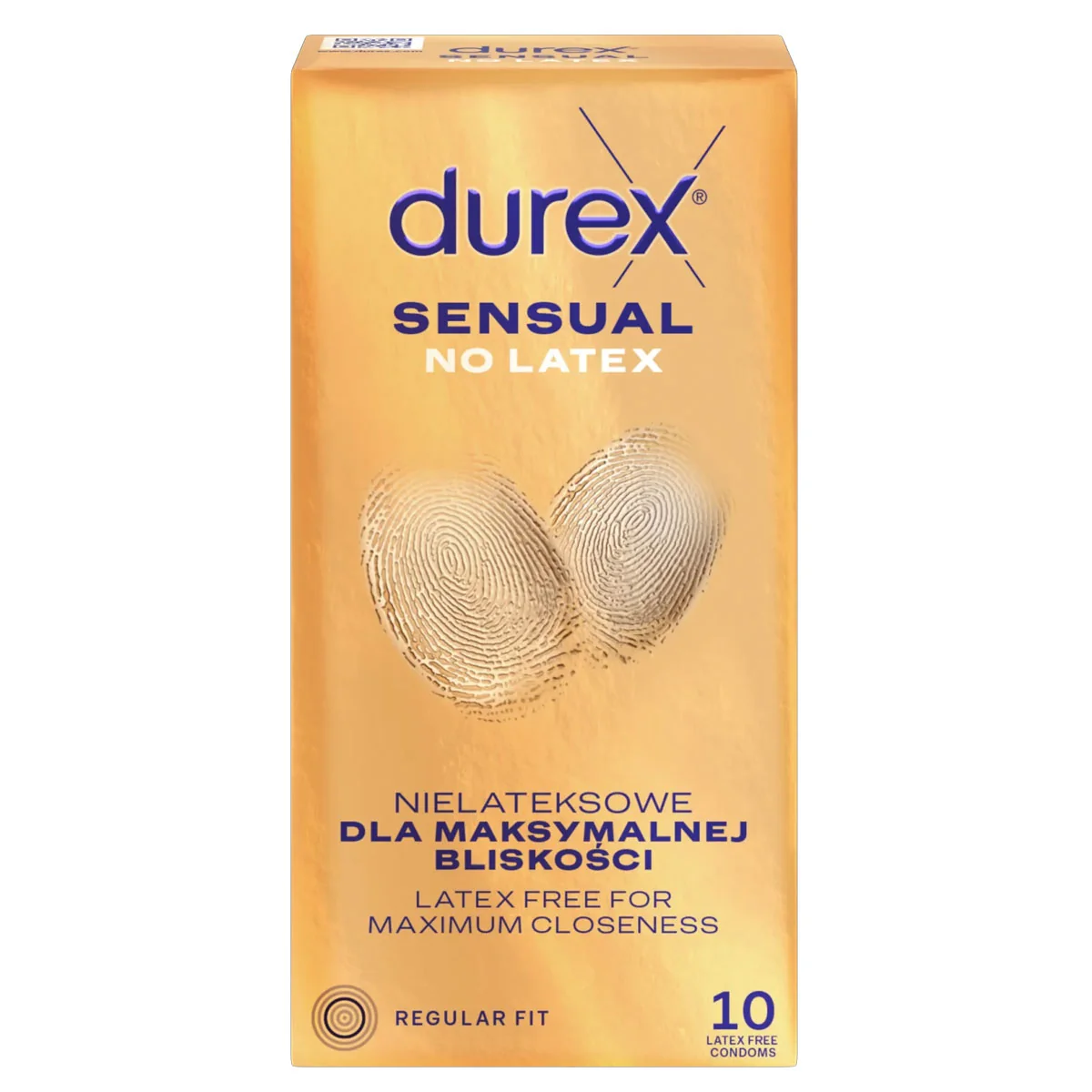 DUREX kondómy Sensual No Latex 10ks