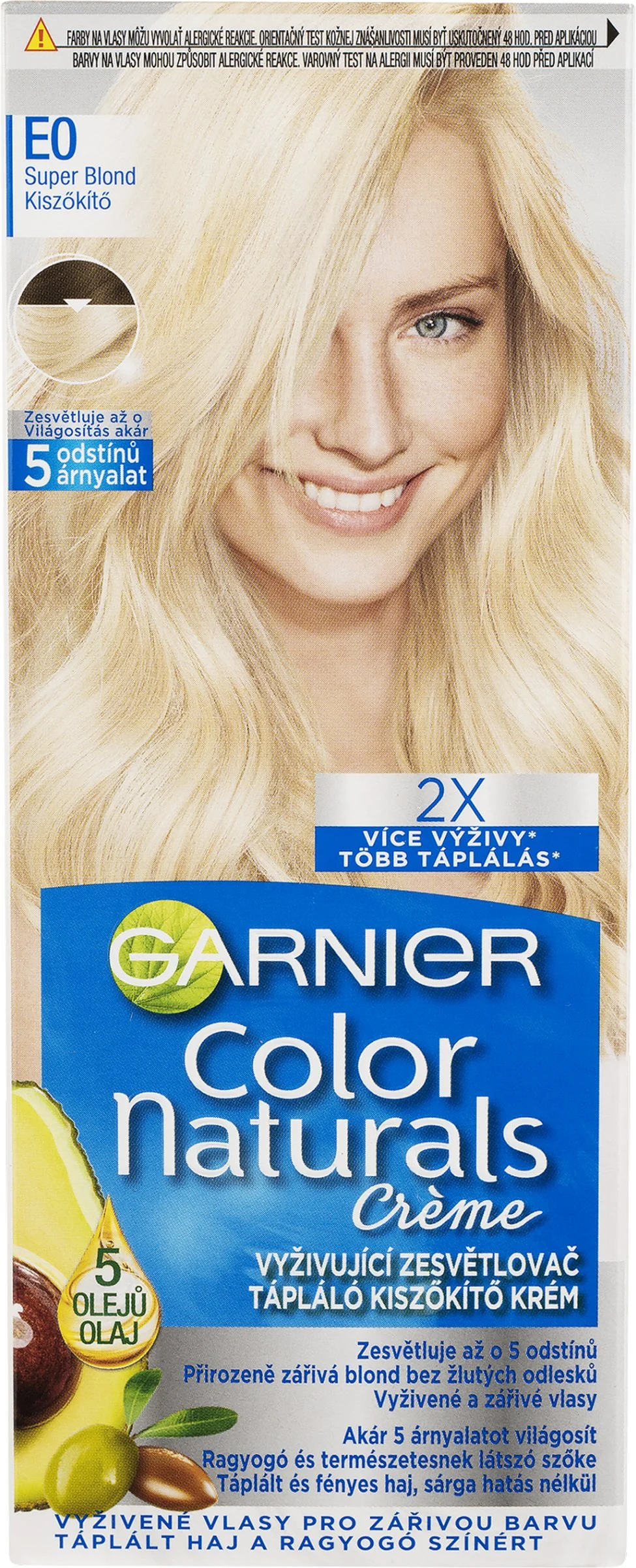 Garnier Color Naturals permanentná farba na vlasy E0 Super blond