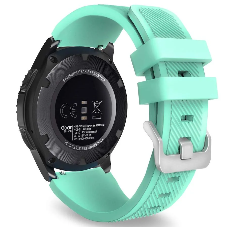 BStrap Silicone Sport remienok na Samsung Galaxy Watch 3 45mm teal