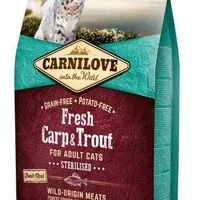 Carnilove Cat Fresh Carp & Trout Sterilized 2kg