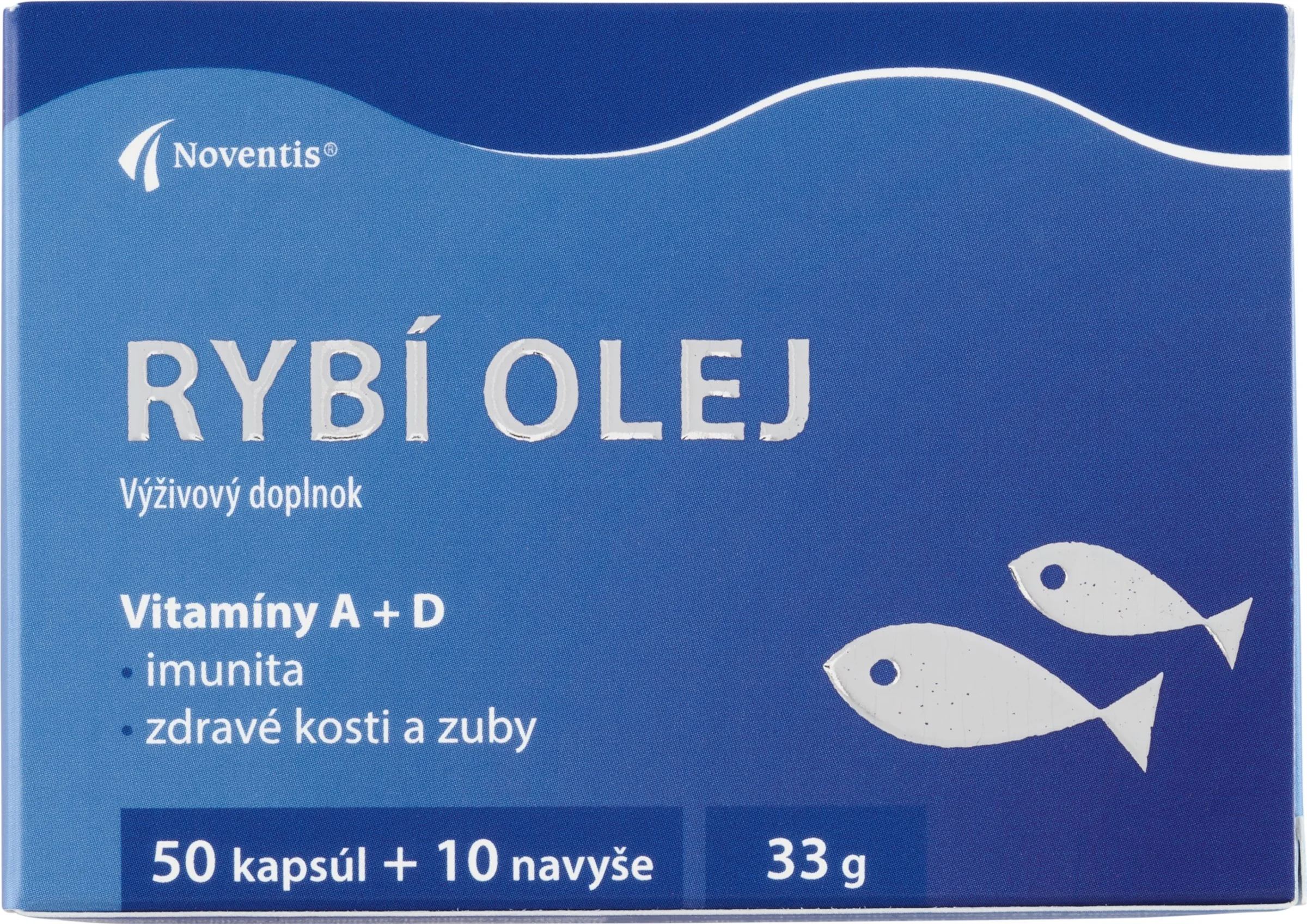 RYBÍ OLEJ 1×60 cps, výživový doplnok