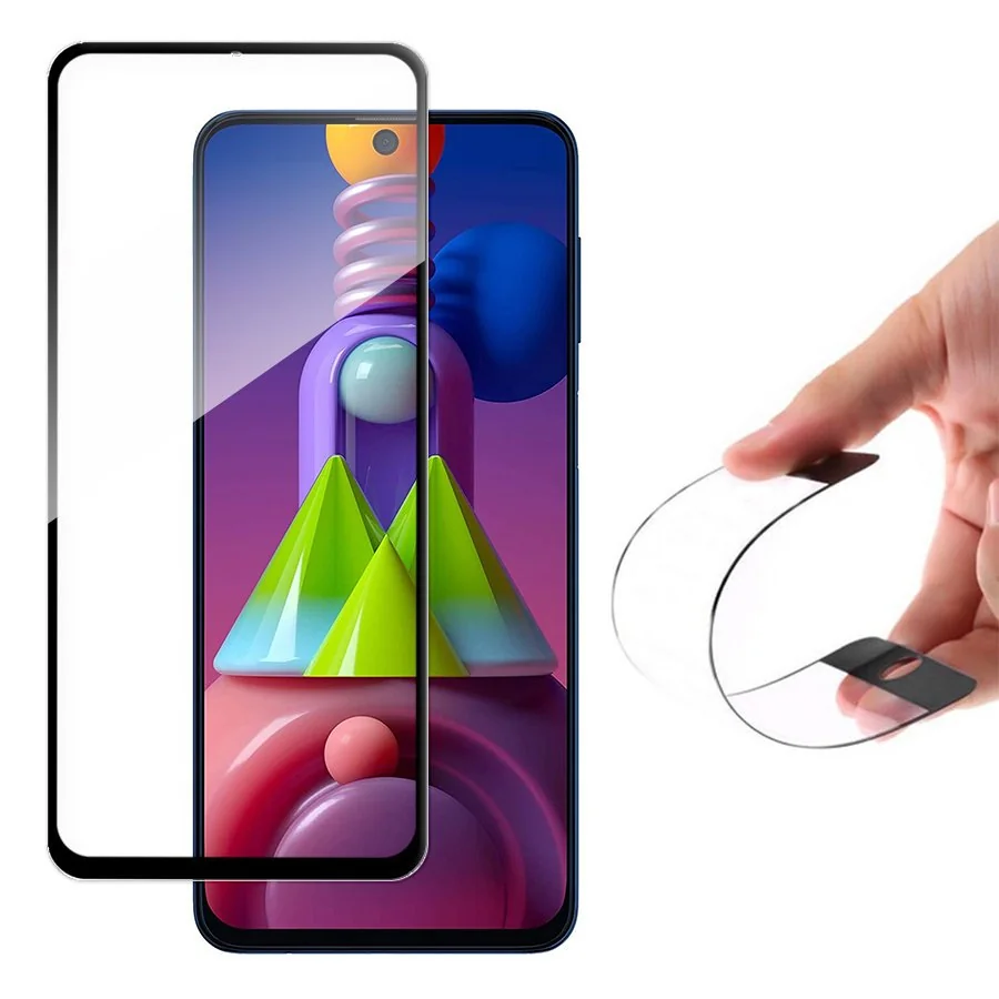 MG Nano Flexi Hybrid ochranné sklo na Samsung Galaxy M51, čierne 