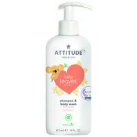 ATTITUDE Detské telové mydlo a šampón (2 v 1) Baby leaves s vôňou hruškovej šťavy