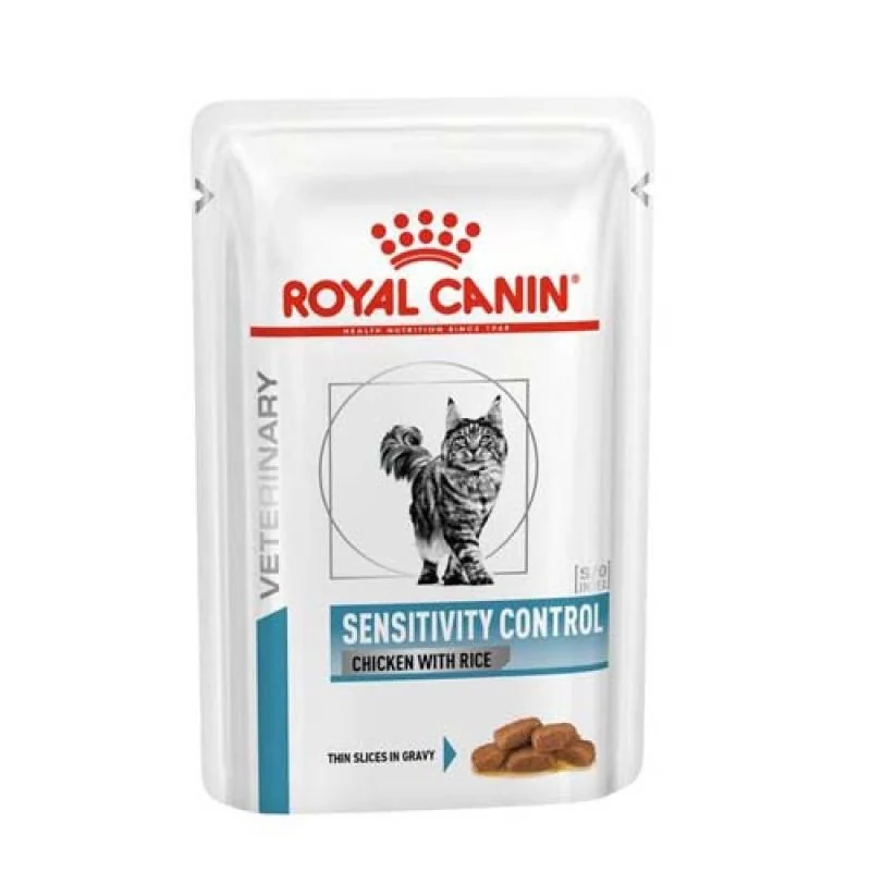 ROYAL CANIN VHN CAT SENSITIVITY CONTROL CHICKEN 85g kapsička s kuracím mäsom pre mačky s potravinovou intoleranciou