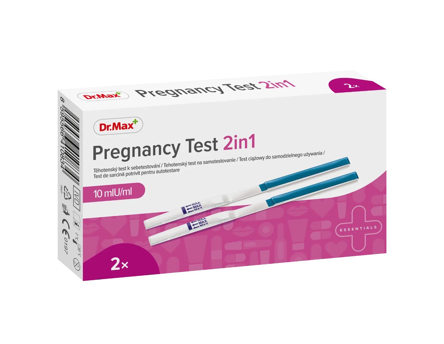 Dr. Max Pregnancy Test 2in1 1×2ks