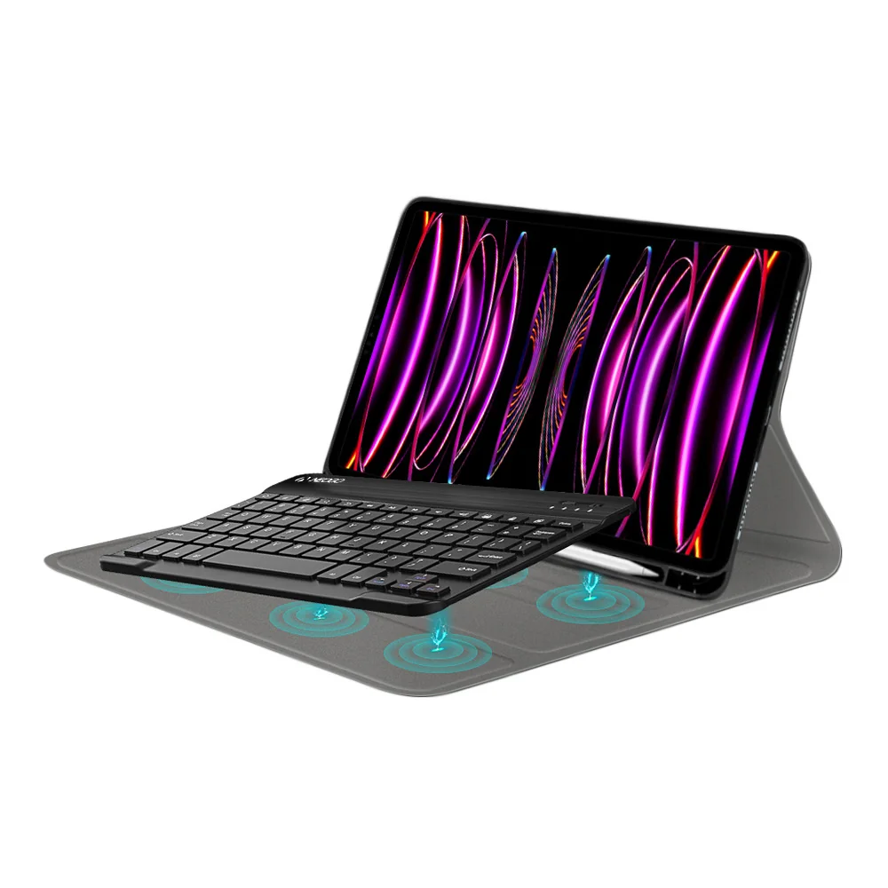 NEOGO Smart Cover Keyboard puzdro na iPad Pro 12.9'' 2018-2022 čierne