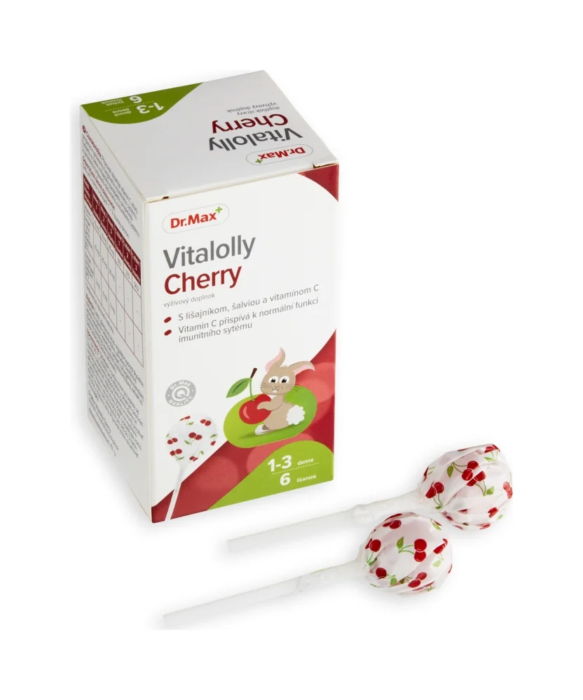 Dr. Max Vitalolly Cherry 1×6 ks lízaniek