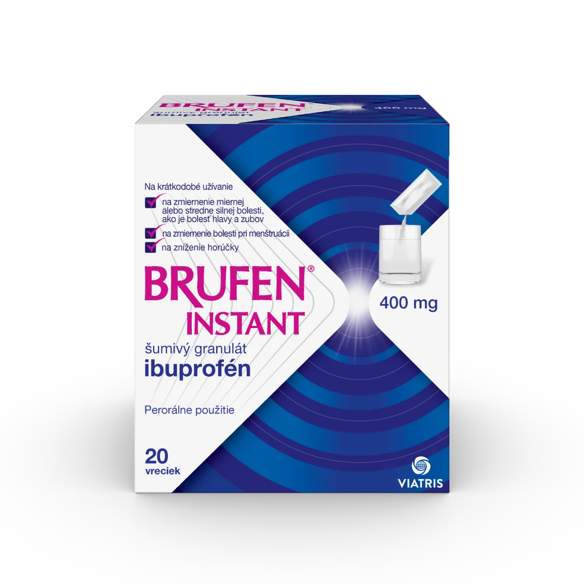 BRUFEN INSTANT 400 mg šumivý granulát