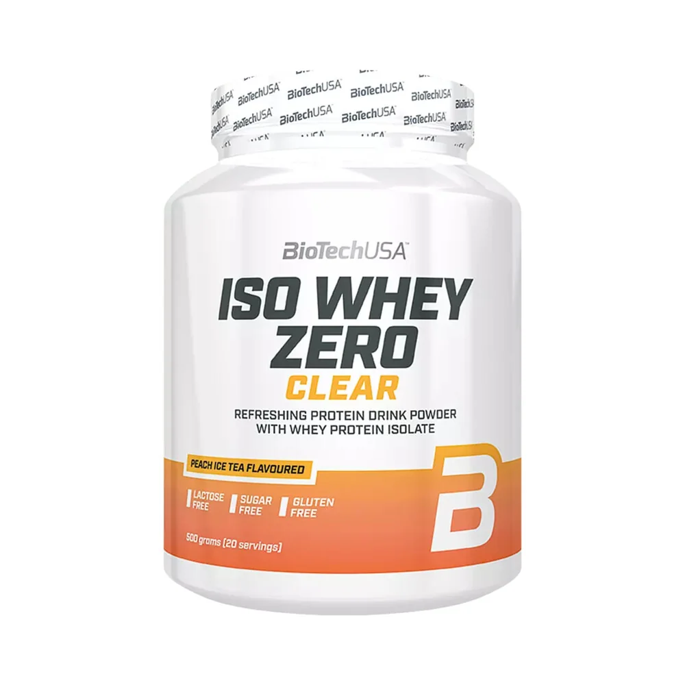 BioTech USA Iso Whey Zero Clear 500 g broskyňový ľadový čaj