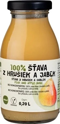 Zdravo 100% HRUŠKOVO-JABLKOVÁ ŠŤAVA