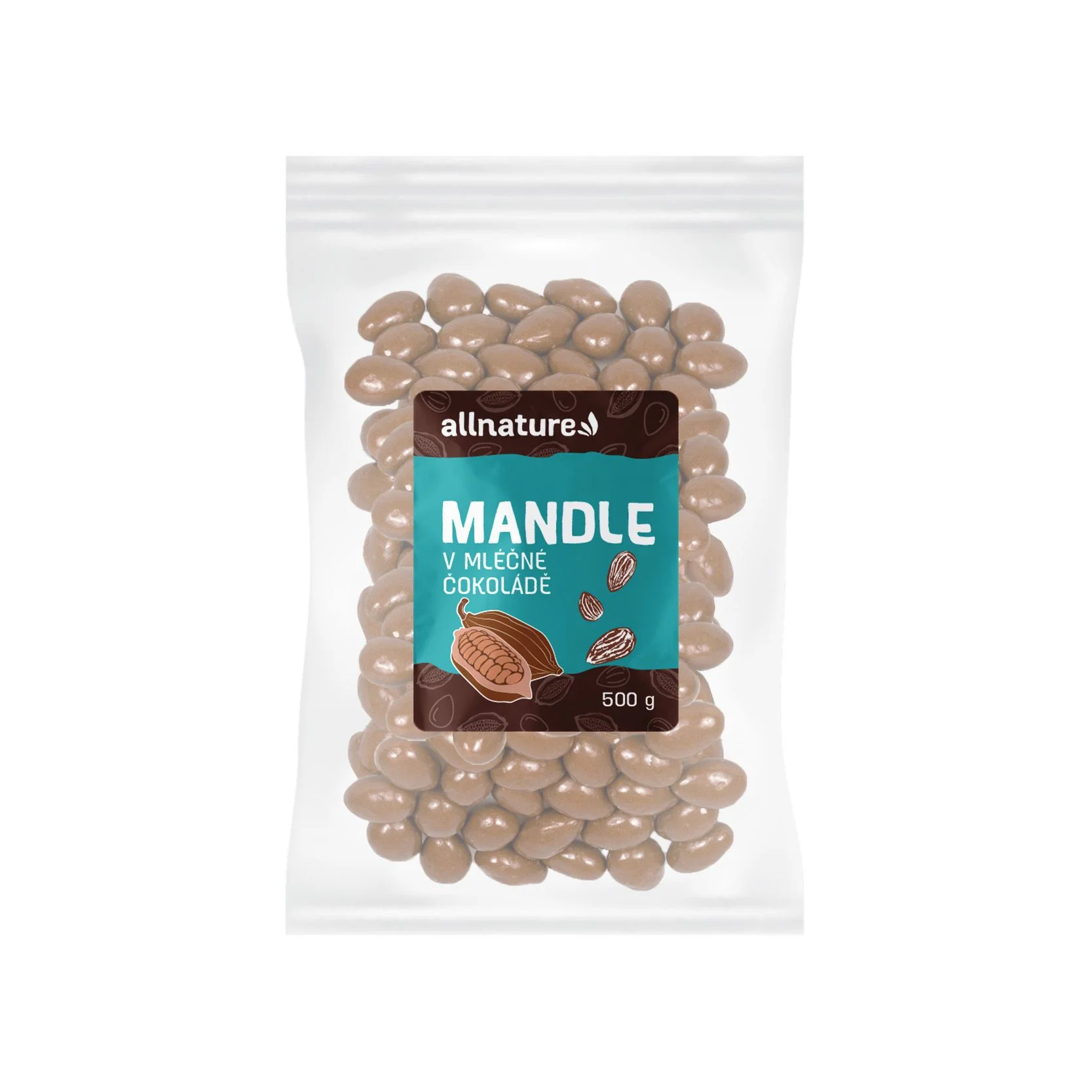 Allnature Mandle Vmliecnej Cokolade 500g