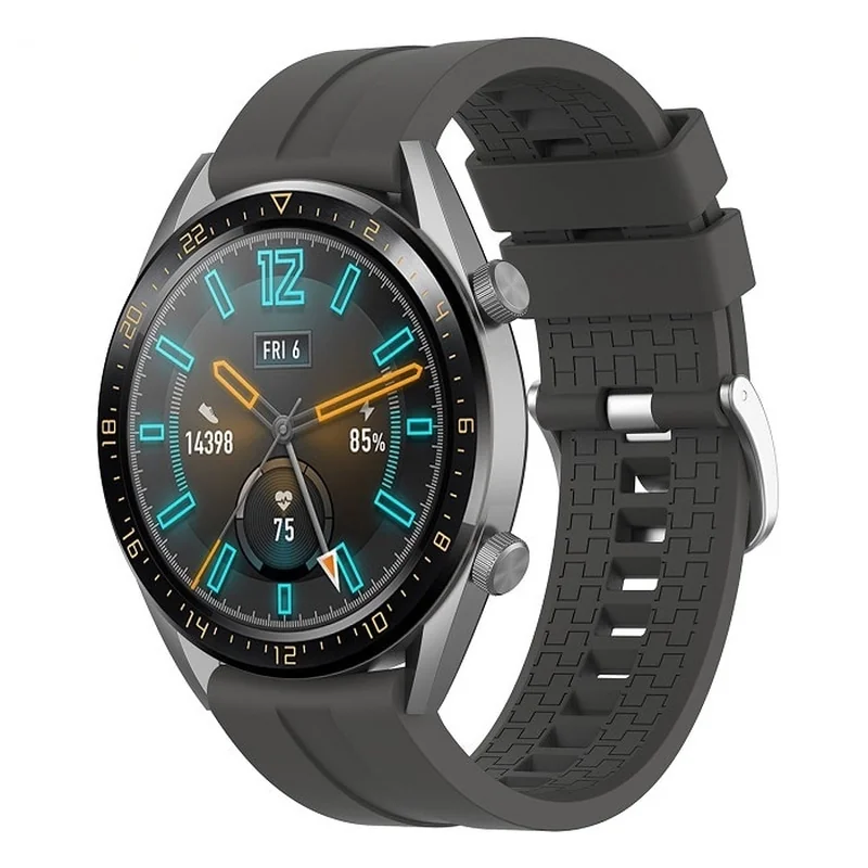 BStrap Silicone Cube remienok na Huawei Watch 3 / 3 Pro dark gray