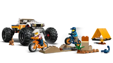 LEGO® City 60387 Dobrodružstvo s terénnym autom 4x4 1×1 ks, lego stavebnica